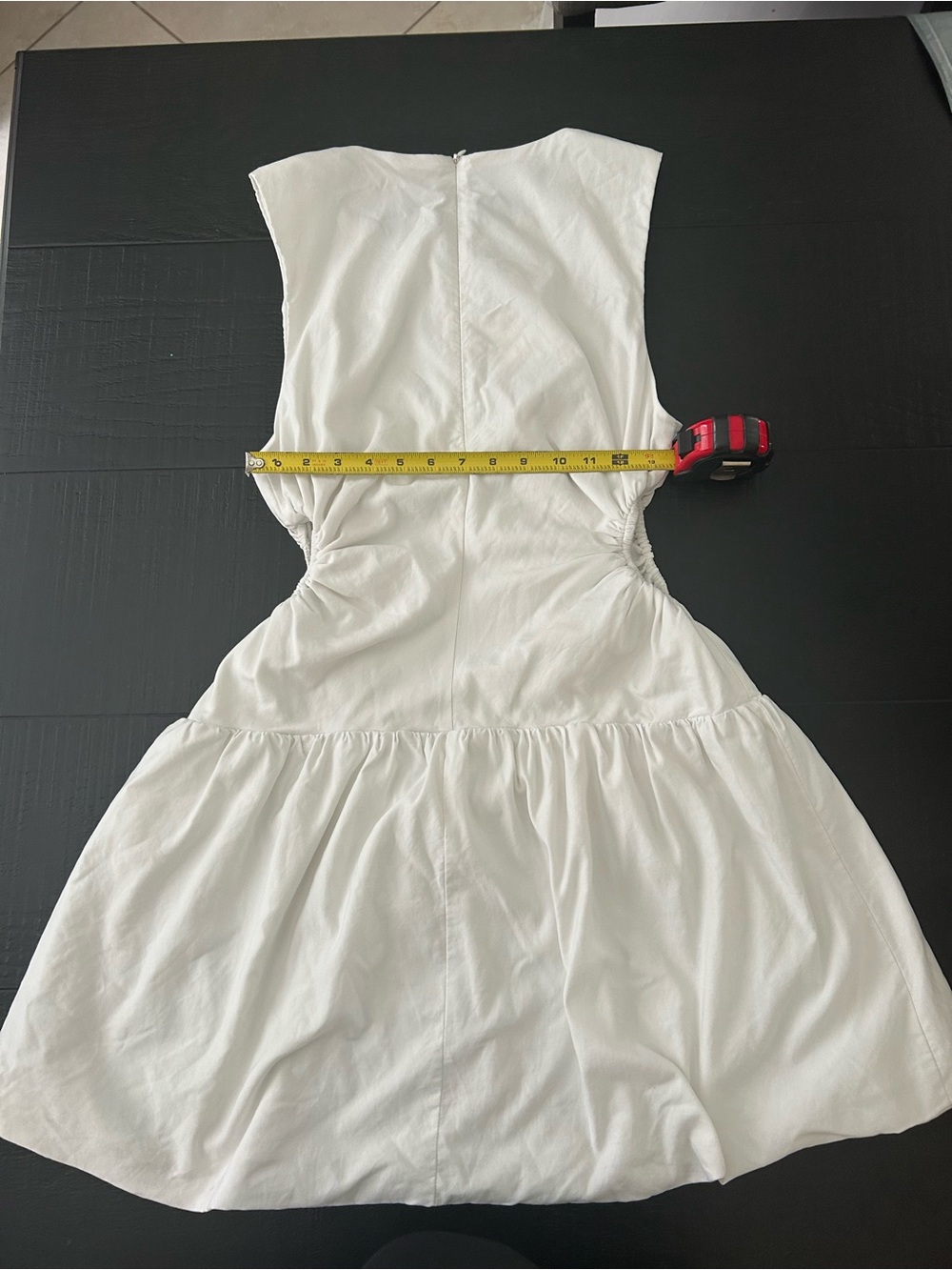 Urban Outfitters White Costal Chic Sleeveless Mini Dress with Side Cutouts - Picture 3 of 6